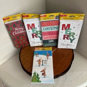 🎄American Greetings Christmas “Money & Gift Card” Holders Bundle Lot of 5